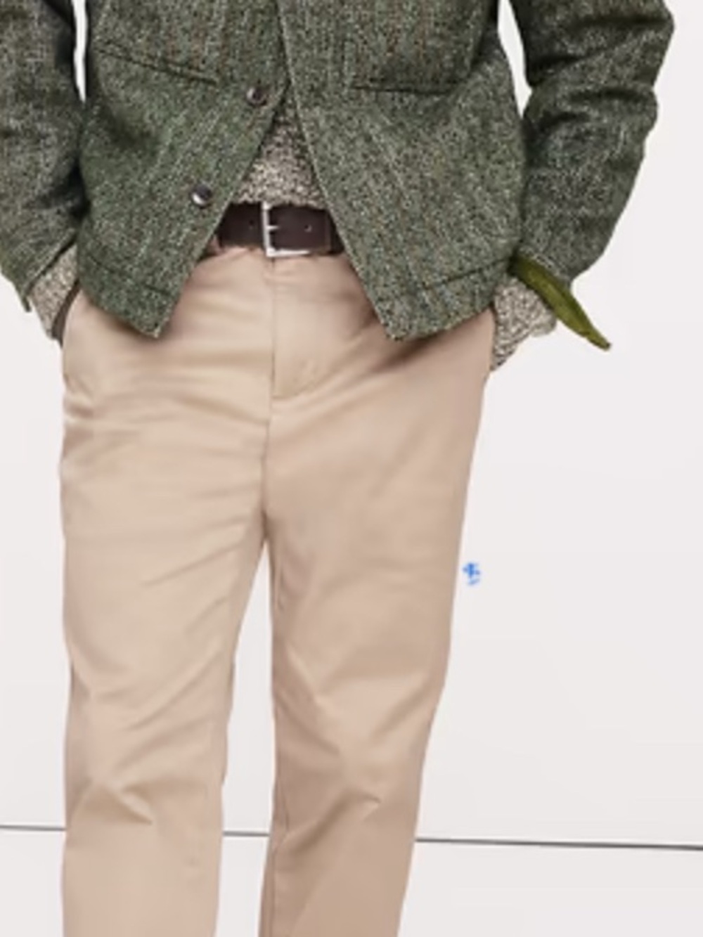 Banana Republic uMen's Slim Lived-in Chinos in Light Khaki